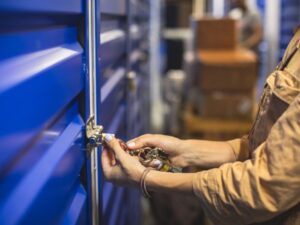 Can I cut my own lock off my storage unit