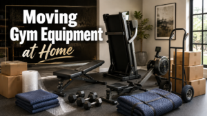Moving exercise equipment
